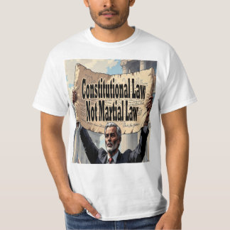 T-shirt Constitutional Law Not Martial Law