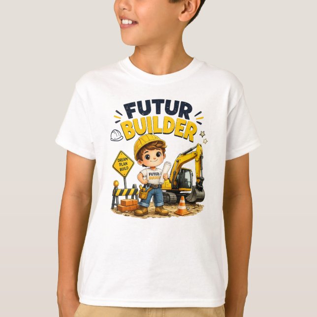 T-shirt Constructeur d'avenir (Devant)