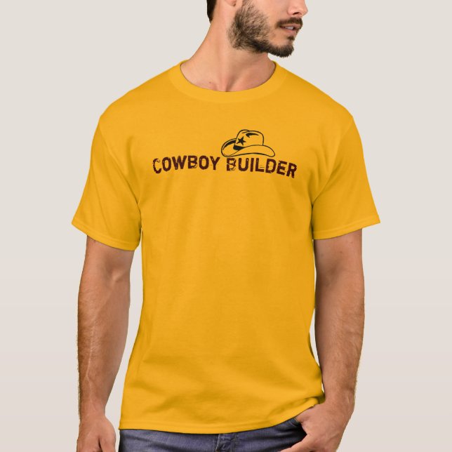 T-shirt Constructeur de cowboy (Devant)