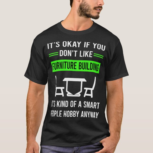 T-shirt Constructeur de meubles Carpenter menuiserie (Devant)