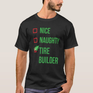 T-shirt Constructeur de pneus Pyjama drôle de Noël