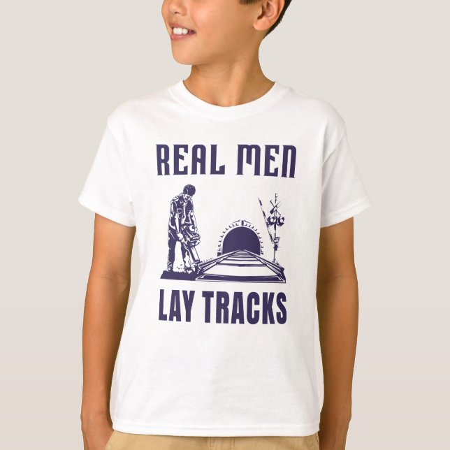 T-shirt Constructeur de voie fier (Devant)