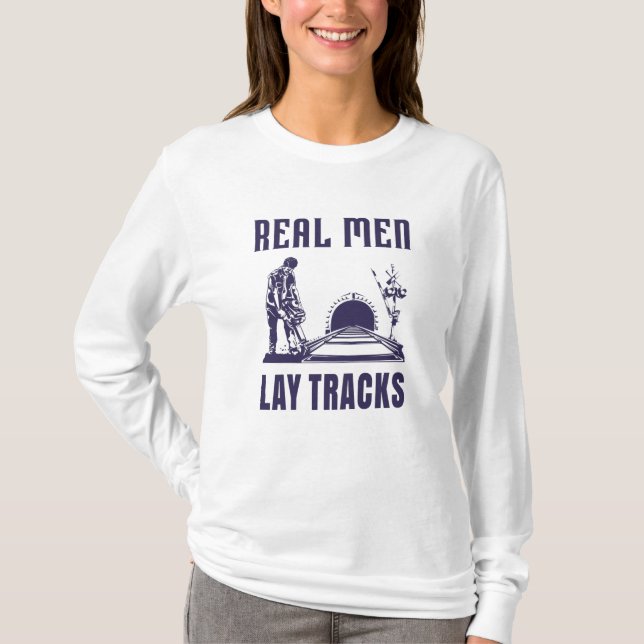 T-shirt Constructeur de voie fier (Devant)
