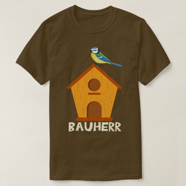 T-shirt Constructeur d'oiseaux (Design devant)
