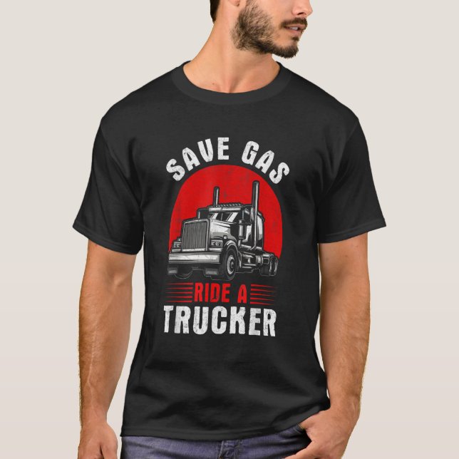 T-shirt Constructeurs de camions Constructeurs Travailleur (Devant)