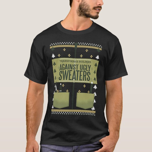 T-shirt Constructeurs de transformateurs contre les pulls  (Devant)
