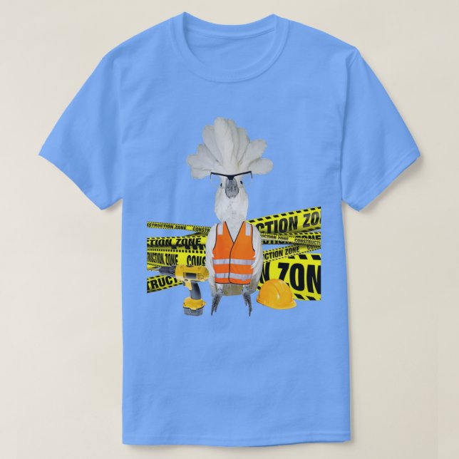 T-shirt Construction Cockatoo (Design devant)