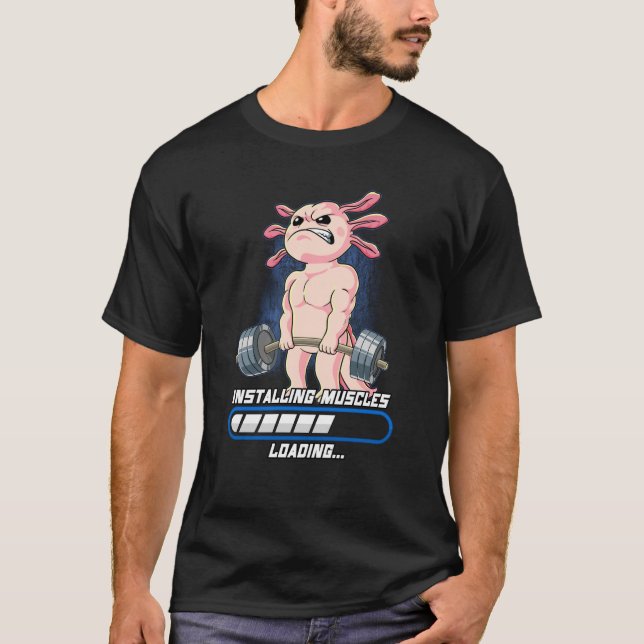 T-shirt Construction De Bodybuilding Gym Installation De M (Devant)