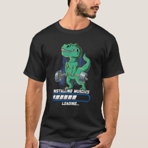 T-shirt Construction de la salle de gym Installation des m