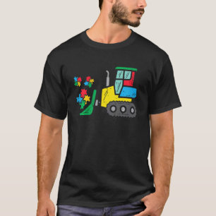 T-shirt Construction de la Sensibilisation sur l'autisme d