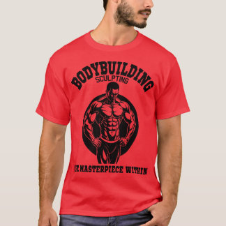 T-shirt construction du corps sculpter le chef-d'oeuvre à