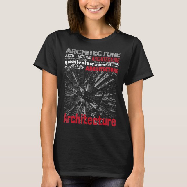 T-shirt Construction du planificateur de l'architecture (Devant)