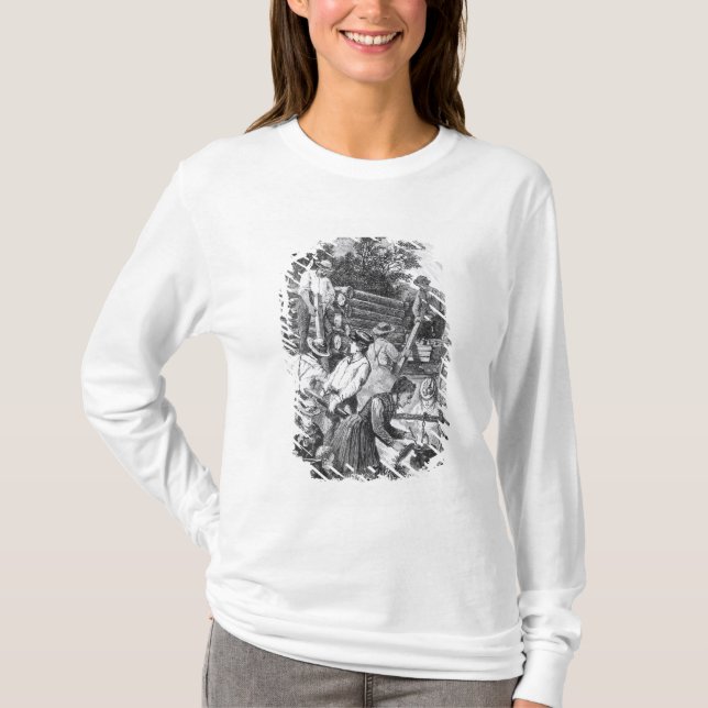 T-shirt Construction du Rondin-Cabine (Devant)