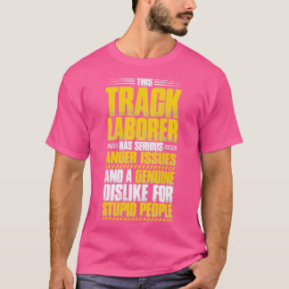 T-shirt Construction ferroviaire de la couche de voie de t