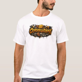 T-shirt Construction Graffiti Style Grunge Art de Rue
