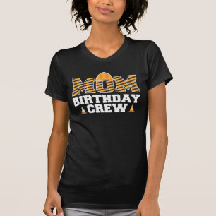 T-shirt Construction Maman Joueur d'anniversaire Maman Fê