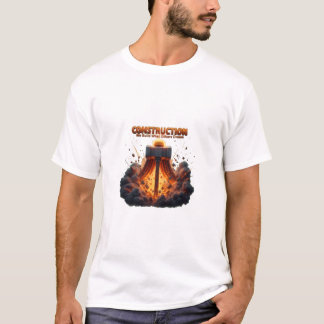 T-shirt Construction Nous construisons ce que les autres r