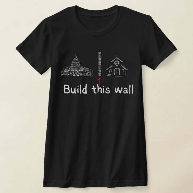 T-shirt Construire cette Curie Murale & Manifestation d'Ét (Poser)