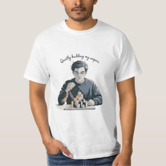 T-shirt Construire Mon Empire en Silence - Conception Arti