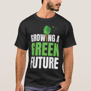 T-shirt Construire un avenir vert Protection de l'environn
