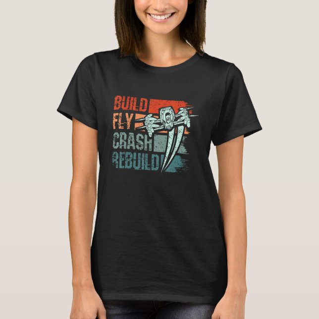 T-shirt Construire un drone de reconstruction (Devant)