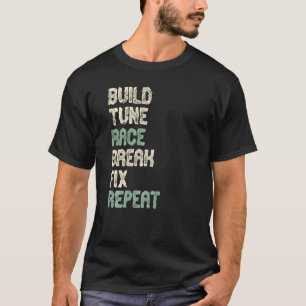 T-shirt Construire une pause course rapide Fixer Répéter v
