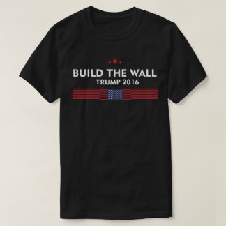 T-shirt Construisez l'atout 2016 de mur