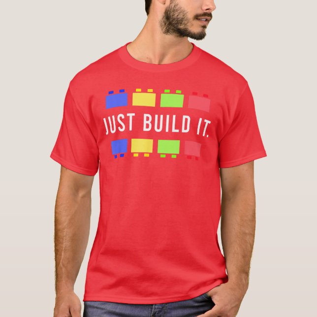 T-shirt Construisez-le Maître Constructeur Construction Bl (Devant)