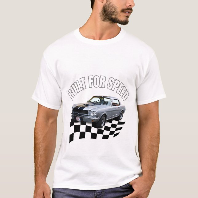 T-shirt construisez votre vitesse (Devant)
