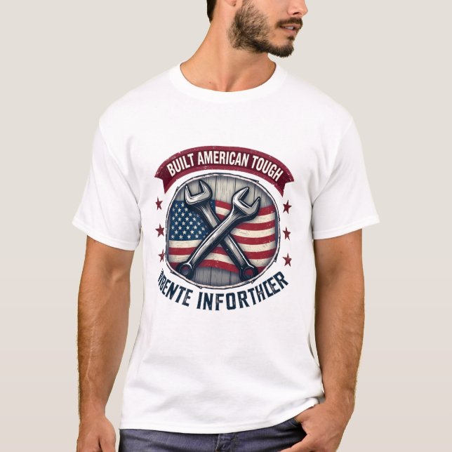 T-shirt Construit à l'américaine (Devant)