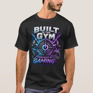 T-shirt Construit Dans La Salle De Sport Alimenté Par Le J