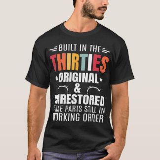 T-shirt Construit Dans Les Années 30 Construit Dans Les An