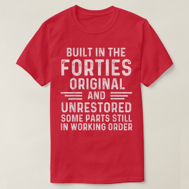 T-shirt Construit Dans Les Quarties Original Non restauré  (Design devant)