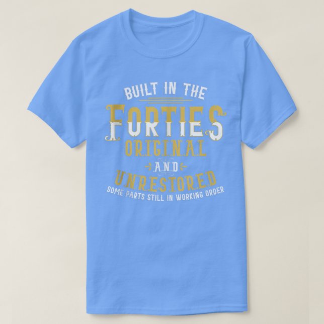T-shirt Construit Dans Les Quarties Original Non Restauré  (Design devant)