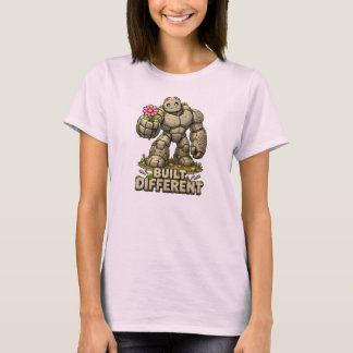 T-shirt Construit Différemment Golem de Pierre Mignon Humo