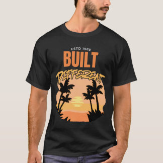 T-shirt Construit différent ESTD 1989 Palm Beach Tee