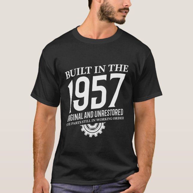 T-shirt Construit En 1957 (Devant)
