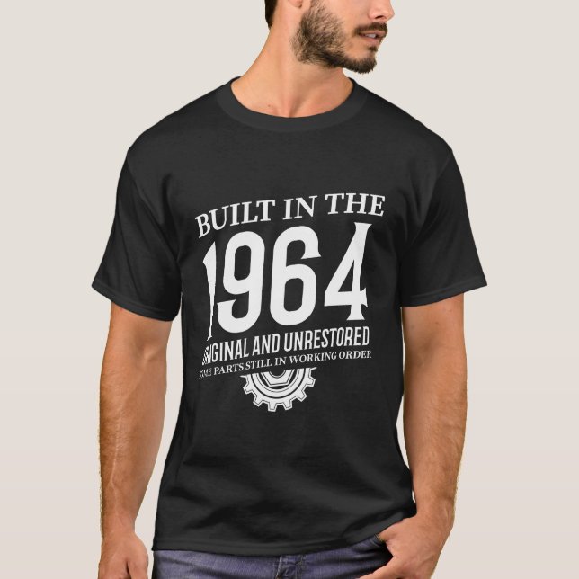 T-shirt Construit En 1964 (Devant)