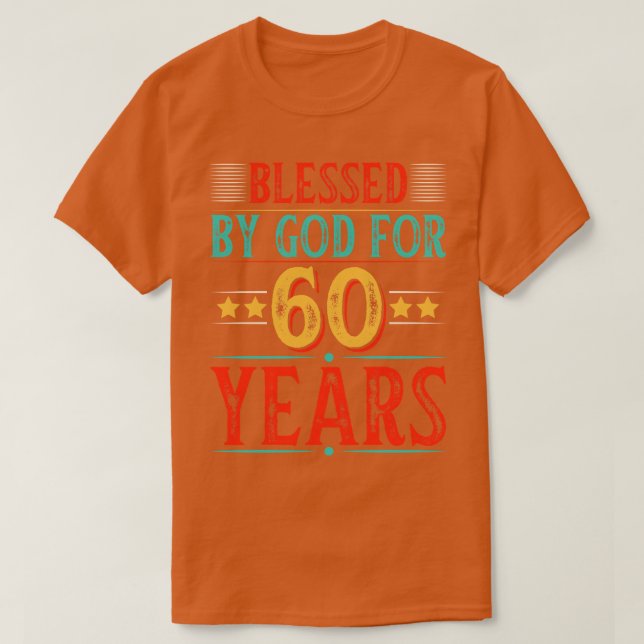 T-shirt Construit Il Y A 60 Ans Toutes Les Parties Origina (Design devant)