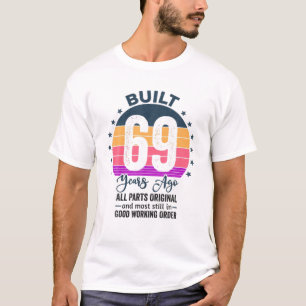 T-shirt Construit Il Y A 69 Ans Toutes Les Parties Origina