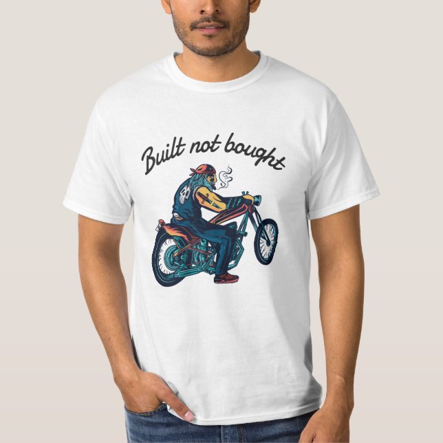 T-shirt Construit non acheté Motorcycle (Devant)