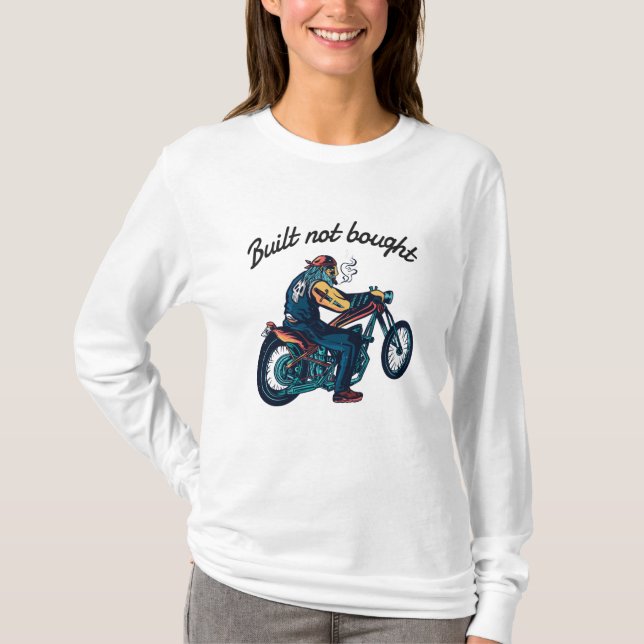 T-shirt Construit non acheté Motorcycle (Devant)