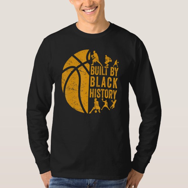 T-shirt Construit Par Black History Basket (Devant)