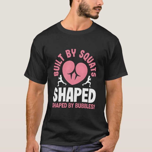 T-shirt Construit par des squats façonnés par des bulles (Devant)