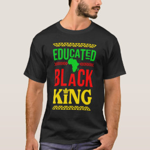 T-shirt Construit Par Enseigner Le Mois De L'Histoire Noir