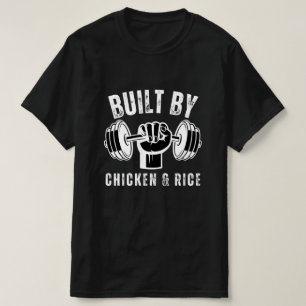 T-shirt Construit Par Le Poulet Et Le Riz