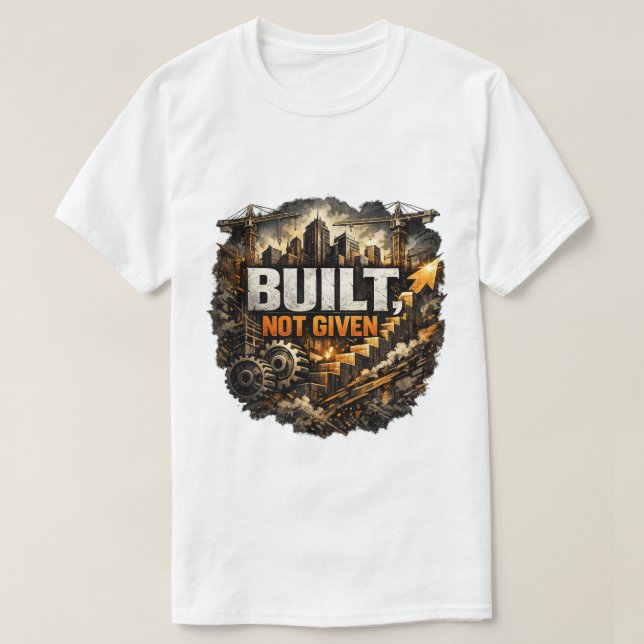 T-shirt Construit Pas Donné  (Design devant)