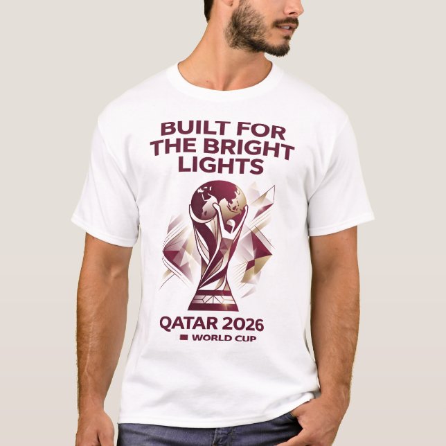 T-shirt Construit pour les lumières vives (Devant)