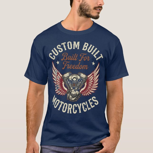 T-shirt Construit sur mesure – Construit pour la liberté V (Devant)