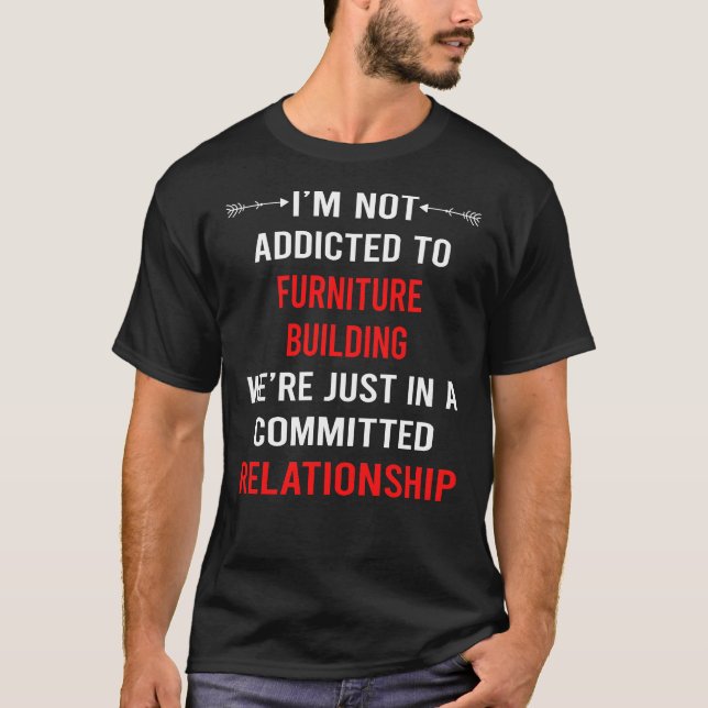 T-shirt Construteur de meubles Menuisier Charpentier (Devant)
